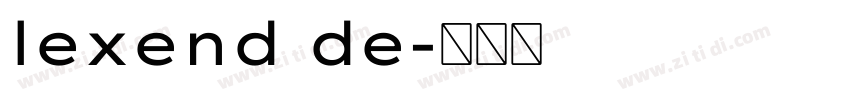 lexend de字体转换